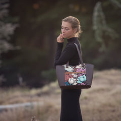 SYAS -Canvas Gabardine Magnolia- bloemen - 23 €/m