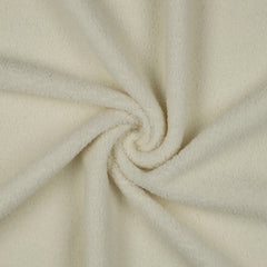 Teddy fleece - melkwit - € 21/m