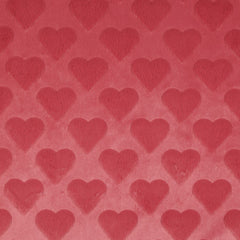 Pels- hartjes -rood -   € 19/m