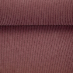 Gebreid  - ribfluweel  Roze- € 21/m