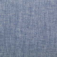 Linnen Katoen - Blauw visgraat - € 17