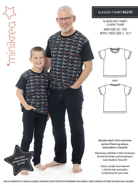 Minikrea - Basis t shirt - Kinderen & Volwassen -  € 12