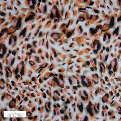 Katoen-  wazige print -  €30 /m