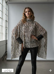 Plisse - wave zwart en wit  - 27€ /m