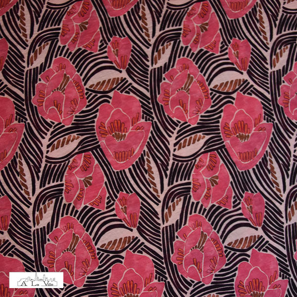 Crinkle -  abstract bloemen-  €32/m
