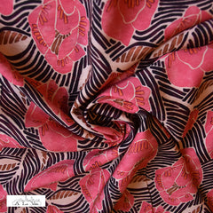 Crinkle -  abstract bloemen-  €32/m