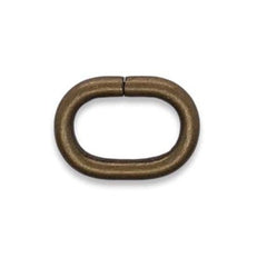 Ronde Schuifpassant 25mm Antique brass - € 2