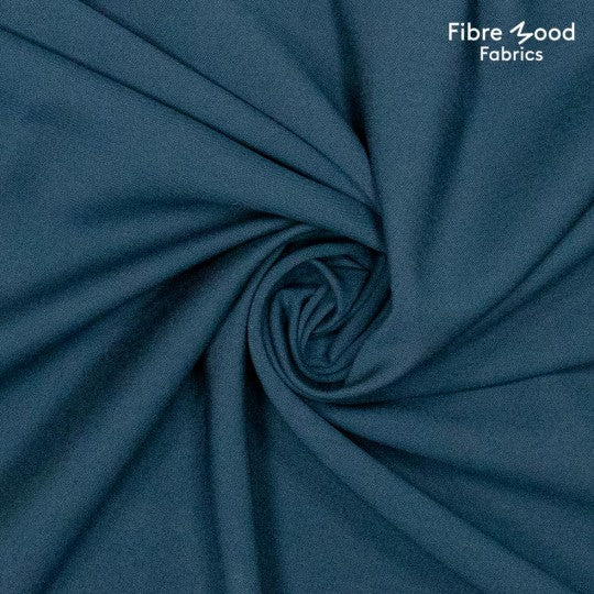 FM - Viscose uni - blauw- € 17 /m