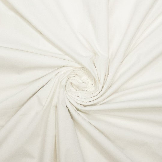 Katoen stretch- paper touch - ecru € 21/m