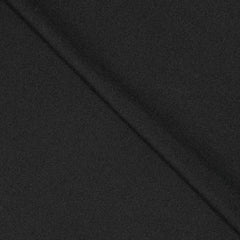 Katoen stretch- paper touch - zwart € 21/m