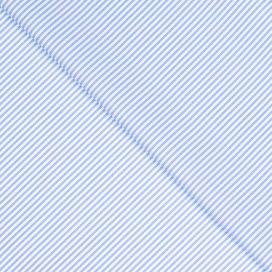 Katoen - streep blauw  - € 17/m