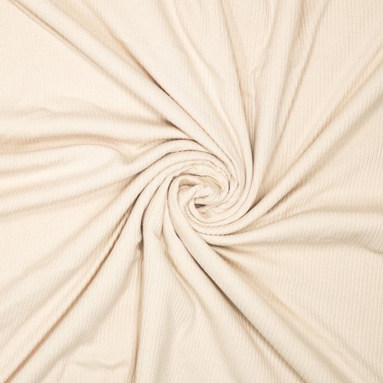 5X3 rib jersey - bamboo - creme - € 18/m