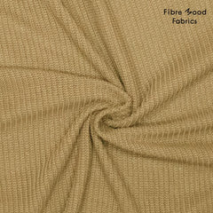 FM - gebreid goudprint - beige- € 28,5/m