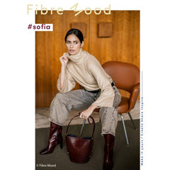 FM - gebreid goudprint - beige- € 28,5/m