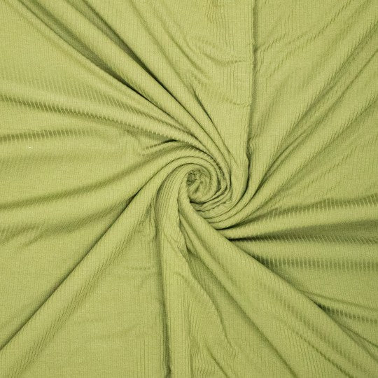 5X3 rib jersey - bamboo - Olijfgroen - € 18/m