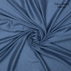 FM - Jacquard  tencel ny - Blauw - € 21/m