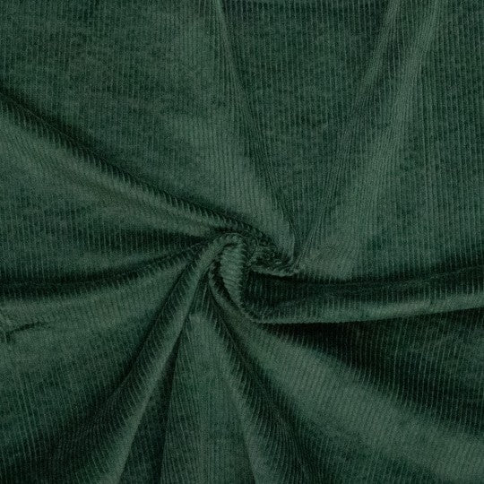 rib fluweel washed -  8W  - Dennen groen - € 21/m