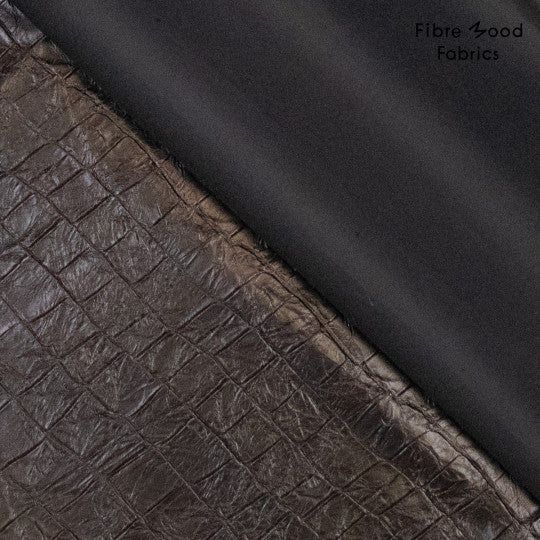 FM vegan leather snake -  donker bruin  € 28/m