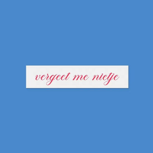 ABEL - Vergeet me nietje