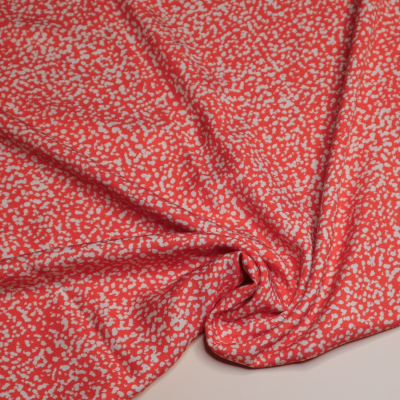 Mind The Maker - twill viscose- abstracte bollen oranje- € 27 /m