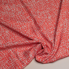 Mind The Maker - twill viscose- abstracte bollen oranje- € 27 /m
