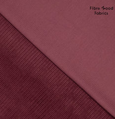 FM - Corduroy washed high low - donker bordeaux € 22,5/m