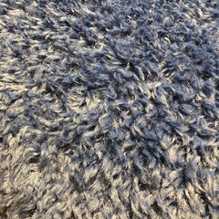 Half langharige Teddy jas   -  jeans blauw -  € 28/m