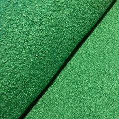 Teddy jas  gras groen- -  € 24/m