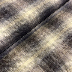 Flanel - Ruit - Grijs Blauw-  € 18/m