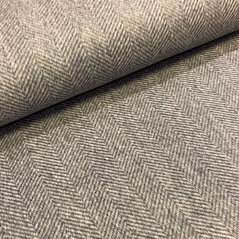 Jas stof - visgraat blauw  -  € 27/m