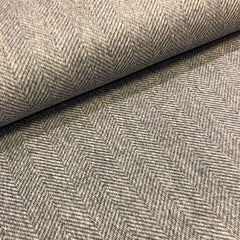 Jas stof - visgraat blauw  -  € 27/m