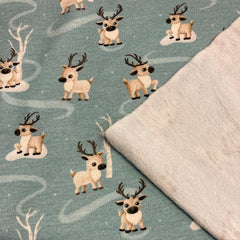 French Terry - Happy deer  - € 28/m
