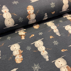 French Terry - Sneeuwmannen - € 23/m