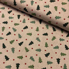 Canvas - kerstbomen  - € 18/m