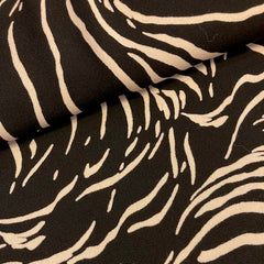 Viscose- grafisch zwart wit - € 39/m