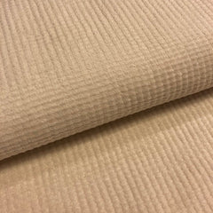 Gebreid  - Fluweel waffel ecru- € 33/m