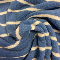 Spons-  Licht blauw streep wit -  € 19/m