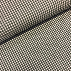 Katoen-  vichy ruit Groen-  € 12/m
