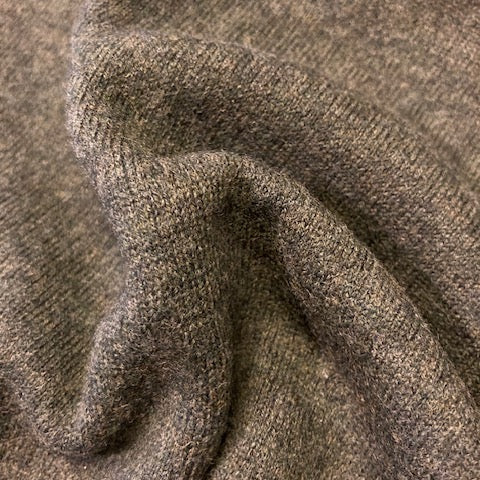 Gebreid Merino wol - jagers groen € 86/m