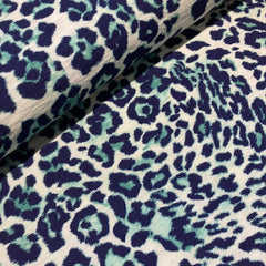 Crinkle - Leochen  blauw- € 31/m