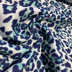 Crinkle - Leochen  blauw- € 31/m