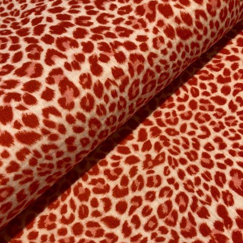 Mouseline - Little leo  rood- € 32/m