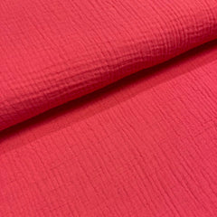 Double Gauze - Fushia- € 16/m