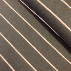 zachte jersey - witte strepen  -  €25/m