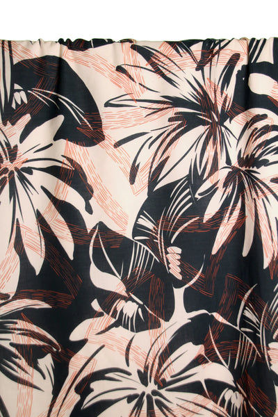 Atelier Jupe- Katoen Black Tropical -  € 26 /m