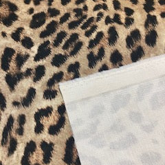 Gabardine Twill stretch  -Leopard  - € 21 /m