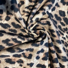 Gabardine Twill stretch  -Leopard  - € 21 /m