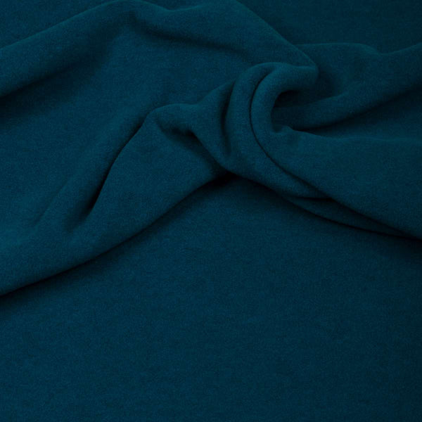 Sportfleece - effen - petrolblauw - € 21m