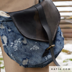 katia - Vegan Leer chester black coffee - € 19/m