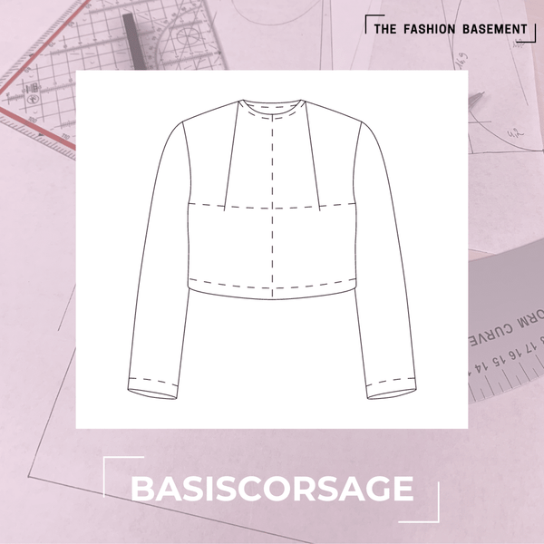 The fashion basement- Basiscorsage (48-64) -  € 21
